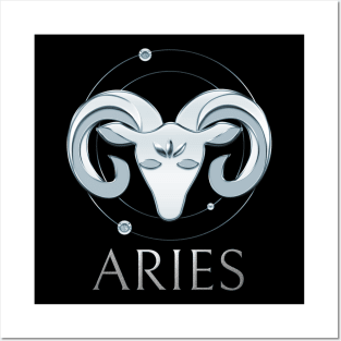 Aries Zodiac Sign Posters and Art